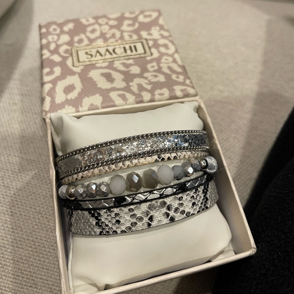 Saachi Silver Bracelets